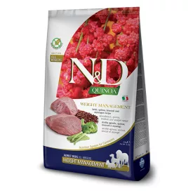   N&D Dog Quinoa Adult Mini Weight Management báránnyal (súlykontroll) száraz kutyatáp 800g