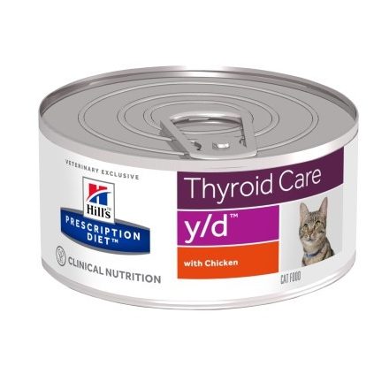 Hill's PD Feline y/d Thyroid Care konzerv 156g