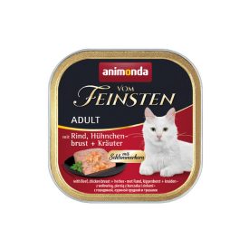   Animonda Vom Feinsten Gourmet marha, csirkemell, gyógynövény 100g (83264)