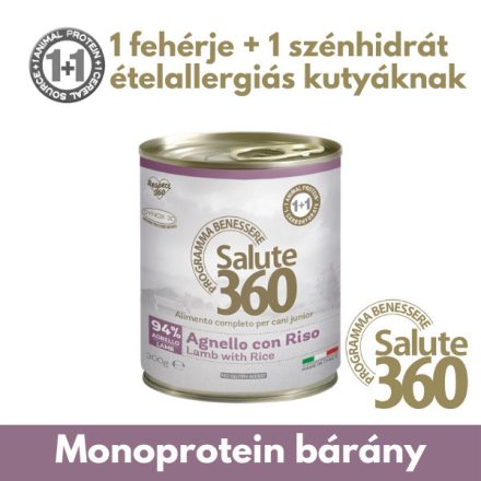 SALUTE360 Monoprotein Konzerv Bárány 300g