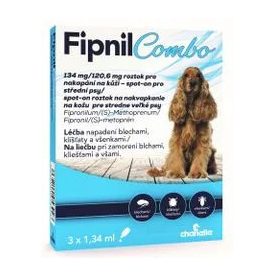 Fipnil Combo Spot On Medium Dog 10-20kg 3x1,34ml