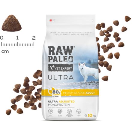 Raw Paleo Ultra Turkey Medium&Large Adult száraztáp kutyának 2kg