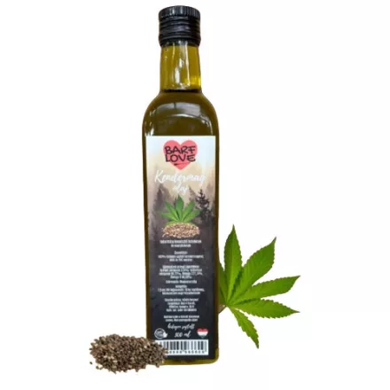 BARF LOVE Kendermagolaj kutyáknak és macskáknak - hidegen sajtolt 500ml lejárat közeli