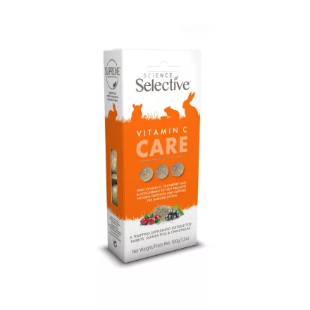 Science Selective™ Vitamin C Care funkcionális jutalomfalat kisrágcsálók számára 100g