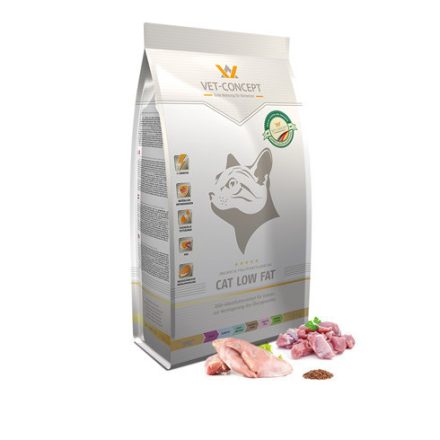 Vet-Concept Cat Low Fat diétás száraz macskatáp 3kg