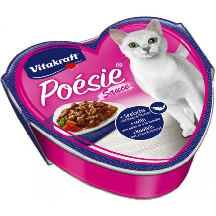 Vitakraft Poésie Sauce  85g tőkehal paradicsommal és tésztával alutálkás macskaeledel