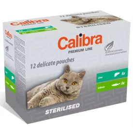 Calibra Cat Premium Line Sterilised Multipack 12x100g
