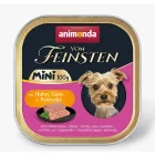 Animonda Vom Feinsten Adult Mini Huhn, Gans, Petersilie (csirke,liba,petrezselyem) alutálkás eledel felnőtt kistestű kutyának 32x100g (82359)