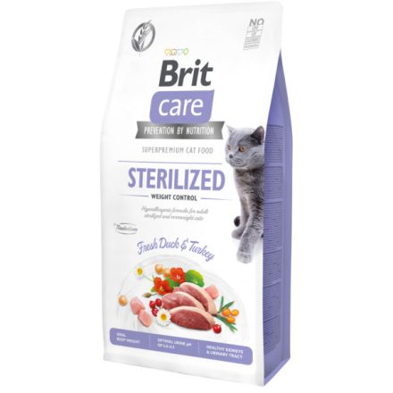 Brit Care Cat Grain Free Sterilised - Weight Control Duck and Turkey 400g