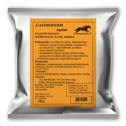 Gastroferm Equine probiotikum 100g lejárat közeli