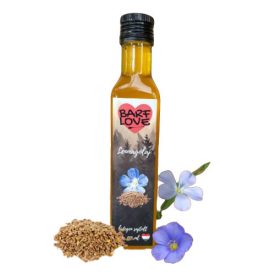 BARF LOVE 100% hidegen sajtolt Lenmagolaj kutyáknak 250ml