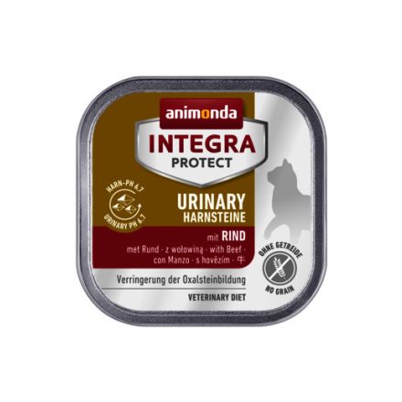 Animonda Integra Protect Urinary Harnsteine Marha 100g - nedvestáp húgykövesség kezelésére (86613)