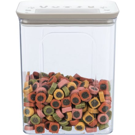 Trixie 24669 Food and Snack Jar - műanyag táptartó 2,2liter (Ø15x14x19cm)