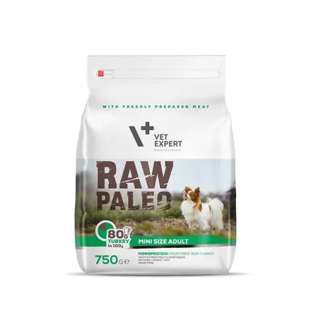 Raw Paleo Adult Mini Monoprotein Fresh Free Run Turkey száraz eledel 2,5kg