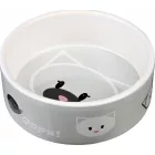 Trixie 24650 Kerámia tál macskák részére (0,3l /Ø12cm)