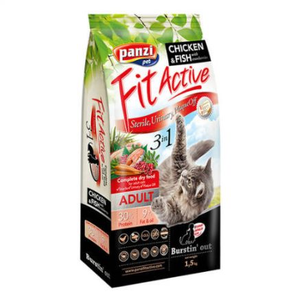 FitActive Cat 3in1 Adult száraz eledel 1,5kg