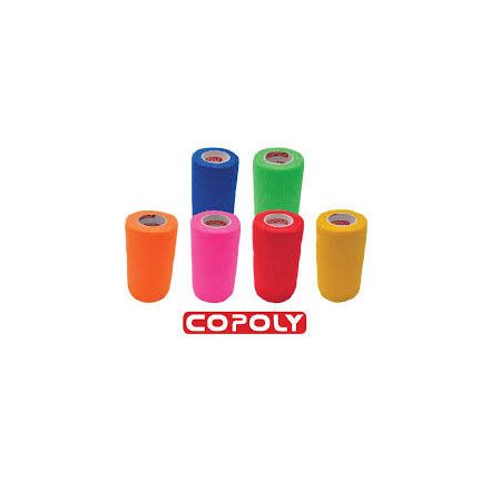 COPOLY öntapadó rugalmas pólya 15cm piros