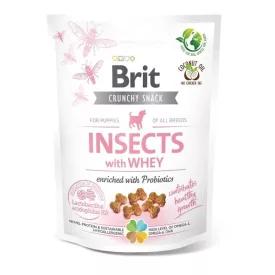   Brit Care Dog Puppy Insects with Whey & Probiotics jutalomfalat kutyák részére 200 g