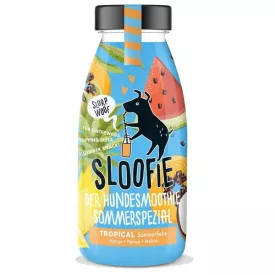   SLOOFIE TROPICAL, a nyárimádó, mangó-papaya-dinnye kutyasmoothie 250ml 