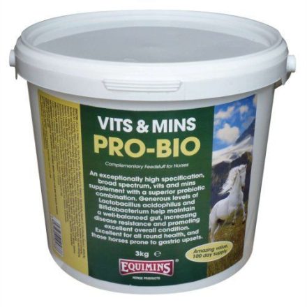 Equimins Pro-bio kiegészítő – Anyagcsere rendszer erősítő készítmény 3kg