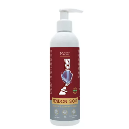 OverHorse Tendon SOS – Regeneráló ápoló lovak izmaira és inaira 250ml
