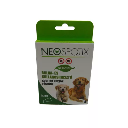 Neospotix spot on bolha- és kullancsriasztó kutya 5x1ml