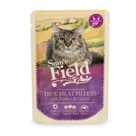   Sam's Field True Meat Fillets - Pulyka & Répa alutasakos eledel 85g
