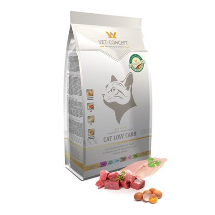 Vet-Concept Cat Low Carb diétés száraz macskatáp 10kg