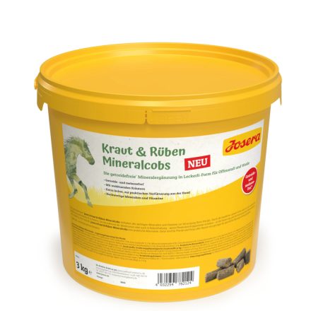 Josera Kraut & Rüben Mineralcobs ásványi anyag kiegészítő lovaknak 3kg
