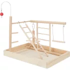 Trixie 5655 Wooden Playground - fa játszótér díszmadarak részére (34x26x25cm)