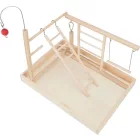 Trixie 5655 Wooden Playground - fa játszótér díszmadarak részére (34x26x25cm)