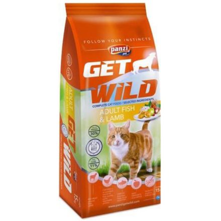 Panzi Getwild Cat Adult Fish száraztáp 15kg