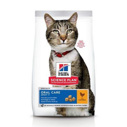 Hill's SP Feline Adult Oral Care Chicken száraz eledel 7kg