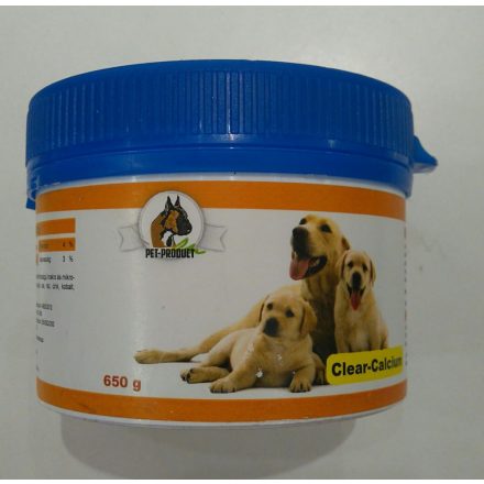 Pet-Product Clear-Calcium csonterősítő kutyáknak 650g