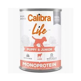  Calibra Dog Life Puppy & Junior Lamb with Rice konzerv kölyökkutyáknak 400g