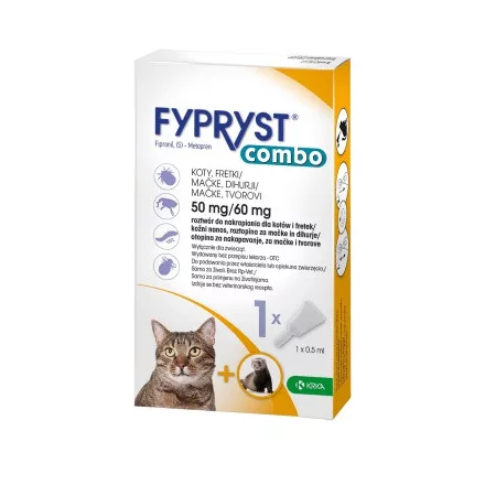 Fypryst Combo spot on macskák és vadászgörények részére 1ampulla