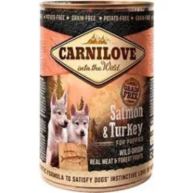 CarniLove Puppy Salmon & Turkey  6x400g