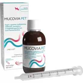   Candioli Mucovia Pet gyomorvédő szuszpenzió kutyáknak és macskáknak 60 ml