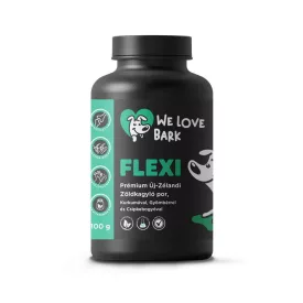   We Love Bark Flexi- Új Zélandi zöldkagyló kurkumával, gyömbérrel és csipkebogyóval 100g