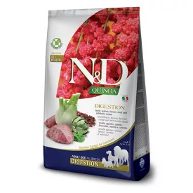   N&D Dog Quinoa Digestion Adult Medium&Maxi bárány (emésztési problémákra) száraz kutyatáp  7kg