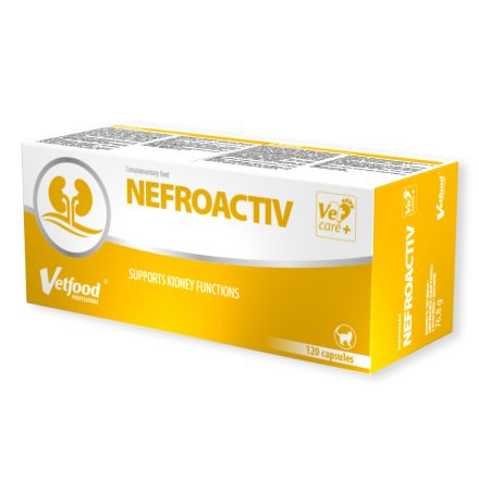 VetFood Nefroactiv vesefunkciót támogató kapszula macskáknak 120db