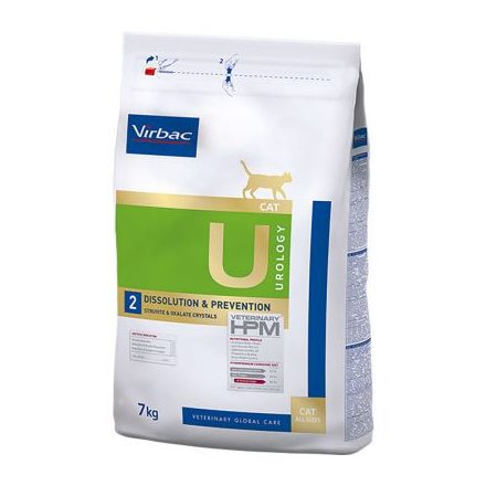 Virbac HPM Diet Cat Urology Dissolution & Prevention U2 7kg