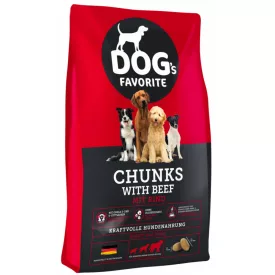 Happy Dog Dogs Favorit CHUNKS-BEEF Kutyatáp 15Kg