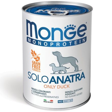 Monge MONOPROTEIN 100% kacsa pástétom 400g