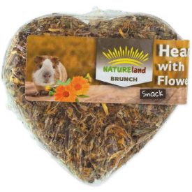   NatureLand Brunch - Szív formájú snack rágcsálók részére (XL) 90g