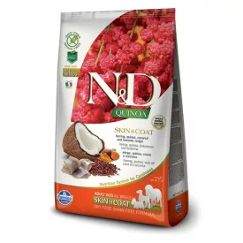   N&D Dog Quinoa Skin&Coat (bőr&szőr) hering medium/maxi száraz kutyatáp 2,5kg