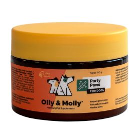   Olly & Molly Party Paws Rugalmas ízületek-ízület támogató gyógynövényekkel kutyának 100g