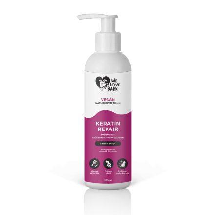 We Love Bark - Keratin repair prebiotikus szőrkondícionáló kutyabalzsam 250ml