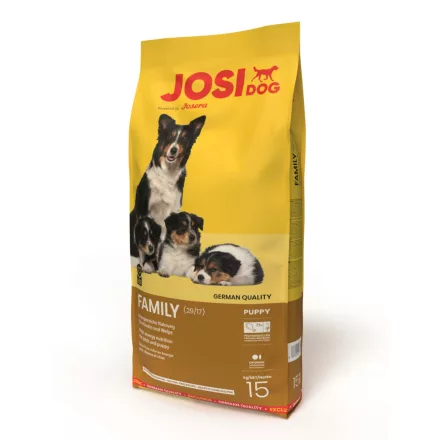 Josera JosiDog Family kutyatáp vemhes vagy szoptató szukának és kölyökkutyának 15kg