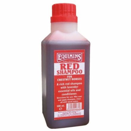 Equimins Red Shampoo – Sampon pej és sárga lovaknak 1 liter